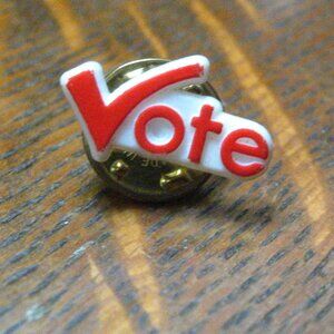 Vote Election Vintage Small Lapel Pin